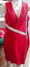 Load image into Gallery viewer, Asymmetric Wrap Rhinestone Dress
