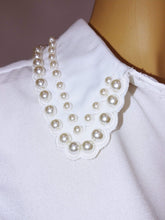 Load image into Gallery viewer, MODESTY BIB PEARL COLLAR
