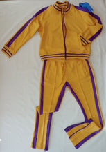 Load image into Gallery viewer, JOGGER SET PURPLE &amp; GOLD
