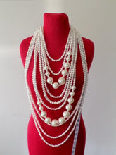 Load image into Gallery viewer, PEARL NECKLACE SET 10 STRAND
