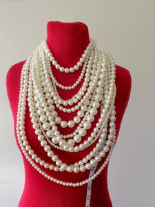PEARL NECKLACE 13 STRANDS