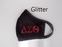 Load image into Gallery viewer, Mask Black - Delta Sigma Theta
