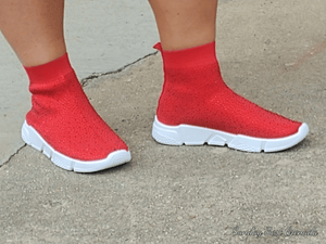 Rhinestone Sock Sneaker